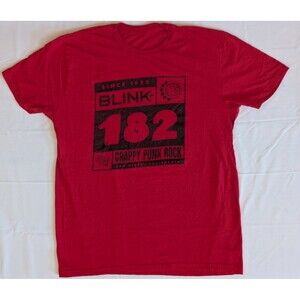 Blink 182 Crappy Punk Rock Band Tee Large